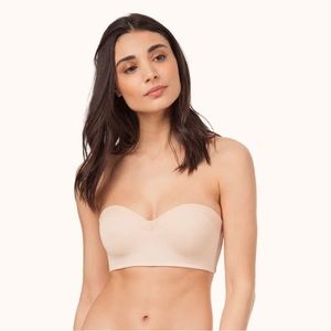 NWT Wireless Strapless Bra - Nude